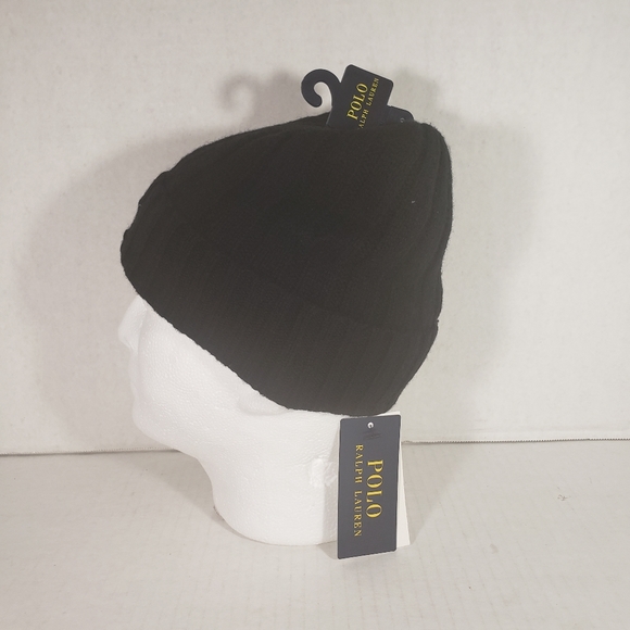 NWT Men's Ralph Lauren Polo Wide Rib Cuffed Beanie - Picture 4 of 6
